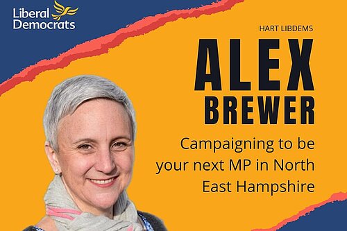 Alex Brewer campaign poster