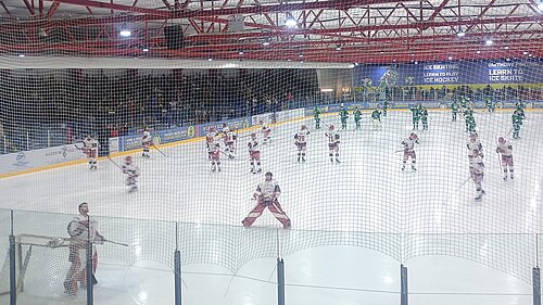 Basingstoke Ice Rink with hockey players