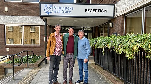 LibDem Councillors in front of Council Offices