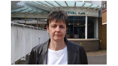 Image courtesy of Janice Spalding in front of Festival Place Janice Spalding - In Basingstoke